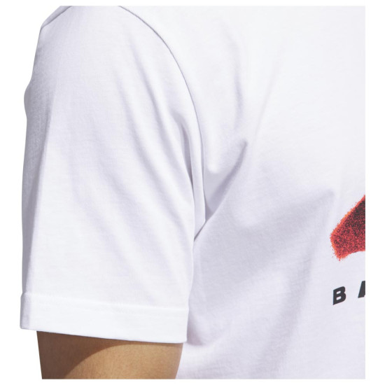 Adidas Ανδρική κοντομάνικη μπλούζα Basketball Graphic Tee Adidas Ανδρική κοντομάνικη μπλούζα Basketball Graphic Tee